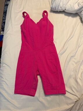 lululemon athletica Hot Pink Fitted Romper